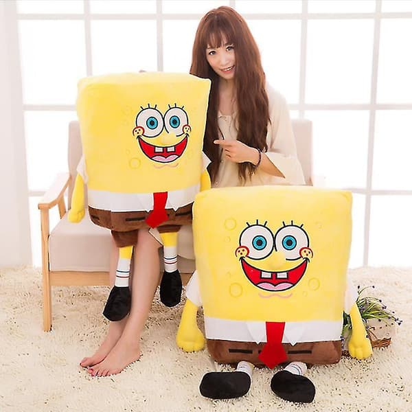 Spongebob Squarepants Plyschleksak Kudde Grepp Barn Student Presenter -r (FMY) 55cm