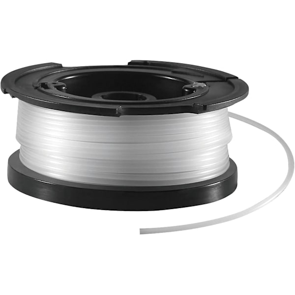 Til BLACK+DECKER Spole og Line Strimmer Nylon Tråd 1,65 mm Diameter Transparent og Modstandsdygtig AF-100-3ZP LLWL  (FMY)