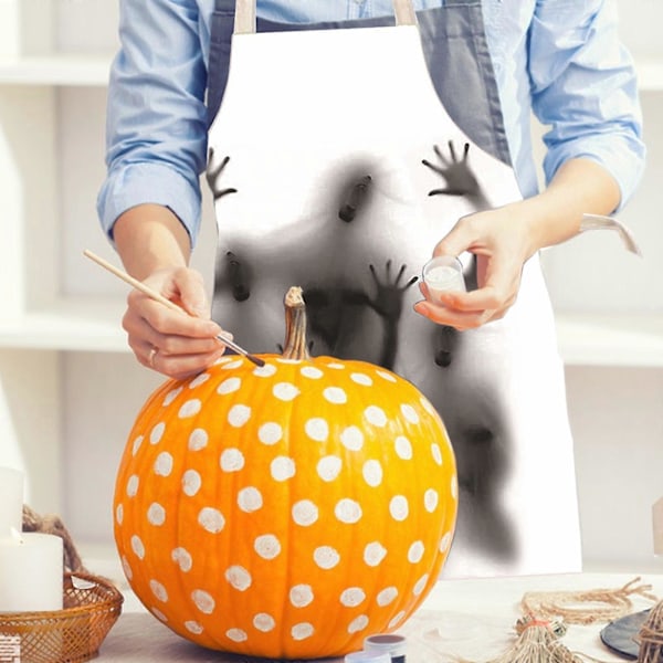 Halloween Cosplay Skräckförkläde Skräck Och Konstig Stämning Dekoration Originalitet Arbetskläder Undvikande Smuts Skydd Semesterprydnader FLY4880  (FMY) D One Size