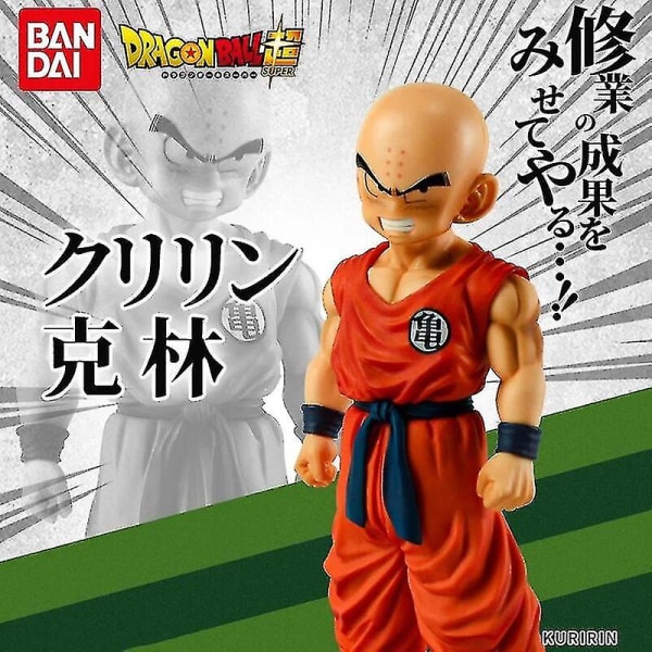 Nye 18cm Dragon Ball Z Anime Figurer  Super Krillin Pvc Action Figurer Model Dekoration til skrivebordet Samleobjekter Legetøj til børn Gaver  (FMY)