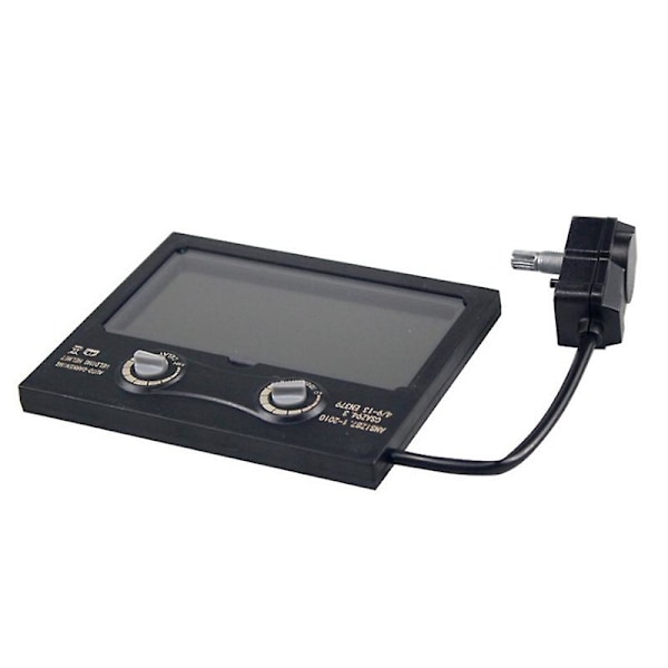 Automatisk svetsglas med solcellsdrift och automatisk filterfunktion black