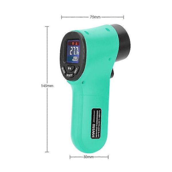 Handhållen Digital Infraröd Termisk Kameratermometer Ir Termometer Fp (FMY) Green