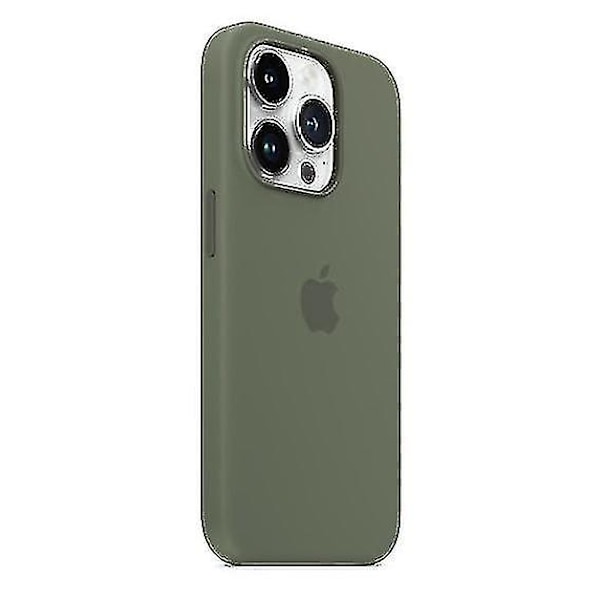 Silikonfodral för iPhone 14 Pro - ya01 (FMY) Olive