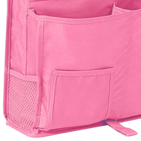 Hängande Sängorganisatör Sängräcke Förvaringsväska För College Dorm Säng Sovrum Lila (FMY) Pink 50cmx30cm