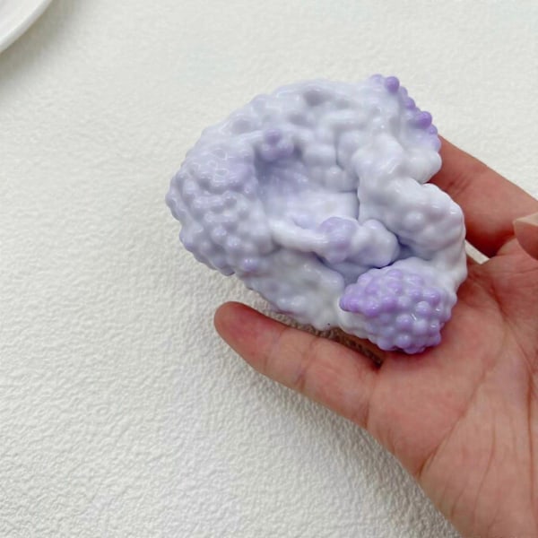 Drue Stressball Drue Stressball Formbar Vakuum Ball Stressball Stresslindring Fra Sensorisk Fidget Klem Legetøy (FMY) A