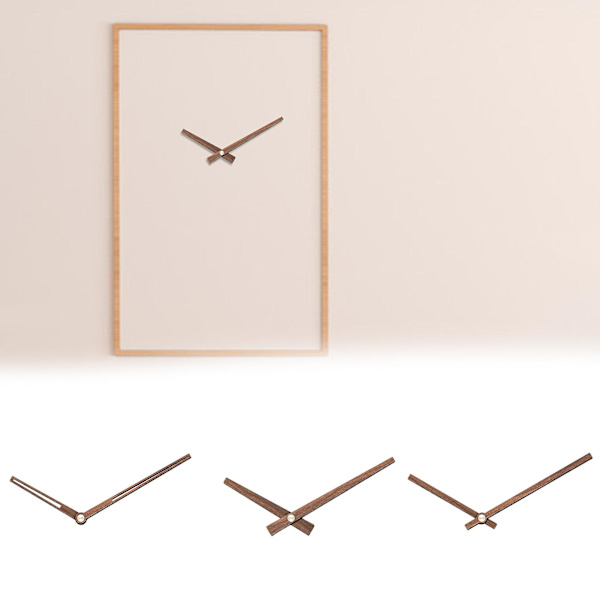 2 st/set Klockvisare Massivt trä Hög vridmoment Reparationsdelar DIY 12/14 tum Väggkvarts Klockvisare för hem QingHai  (FMY) C