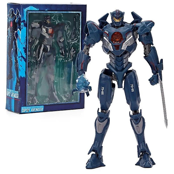 Pacific Rim 2 Gipsy Avenger Actionfigurer Rörlig Modell Mech Robot Figur Obsidian Fury Saber Athena Samlarobjekt Modell Leksak (FMY) Gipsy Avenger