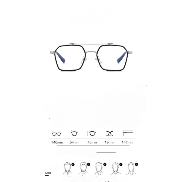 Blåt lys blokerende briller, Anti øjenbelastning hovedpine, Retro rund letvægts metal computerbriller til kvinder Mænd-gy8801 (FMY)