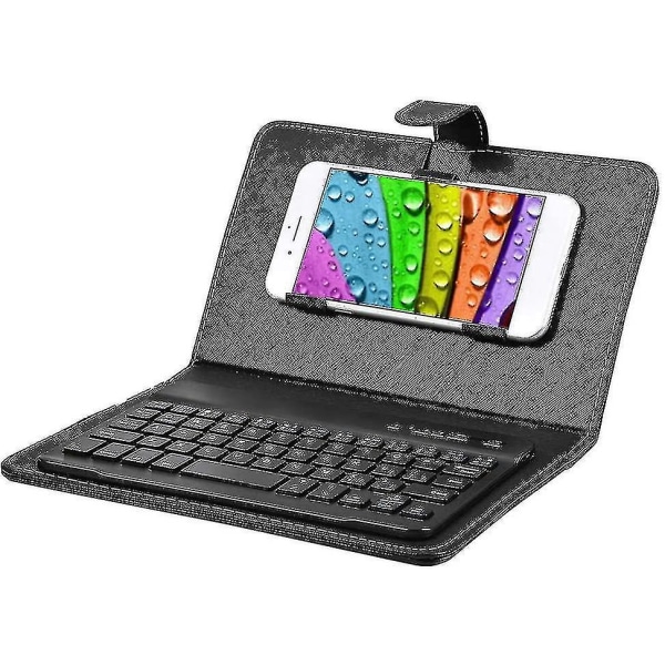 Trådløst Bluetooth-tastatur til telefon, Mini Portable Bluetooth-hylster (FMY)