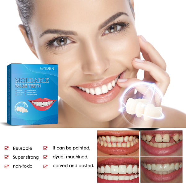 Tandfyldningssæt Tandfyldningsreparationssæt Midlertidig tandreparation Cementtændergab Falsetænder fast limsæt (FMY)