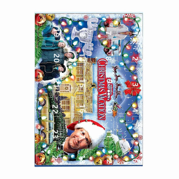 2024 National Lampoon's Christmas Vacation Adventskalender - Gör dig redo, 100% ny (FMY)