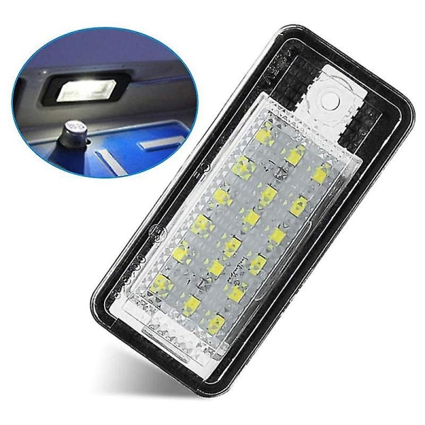 Bil LED-skyltnummerplatta Ljuslampa Vit För - A3 S3 8p A4 B6 B7 A5 A6 4f Q7 A8 S8 C6  (FMY)