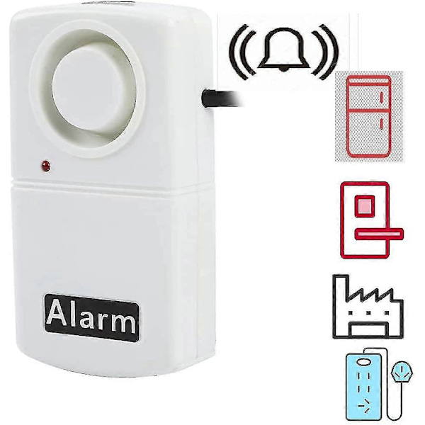 Strømsvigtsalarm, automatisk strømafbrydelsesalarm, 120db LED-indikator Smart Alarm Advarselssirene, strømafbrydelsesalarm (kræver 9V batteri, ikke I (FMY)