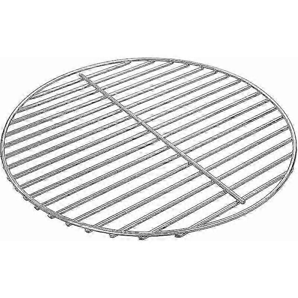 7440 34CM Grillgaller i blank nickelpläterat stål för Weber Charcoal Kettle 47CM kolgrillar, Weber One-Touch, Bar-B-Kettle, (FMY)