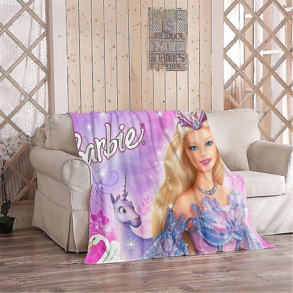 125x150/150x200cm Barbie-peitto Kodikas Pehmeä Pehmo Pehmo Sohvalle Vuodesohva Tuoli Leirintämatka Kodinsisustuslahja (FMY) D 150*200cm