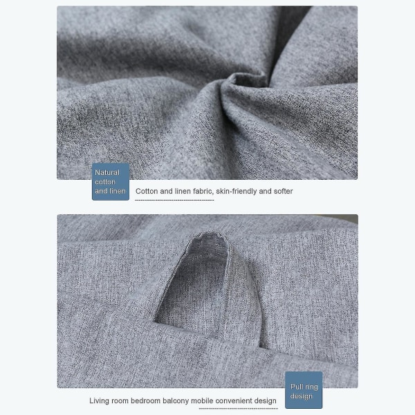 Nye ekstra store sækkestole Sofabetræk til indendørs doven liggestole til voksne Børn Kampagnepris (FMY) Blue 100 * 120cm
