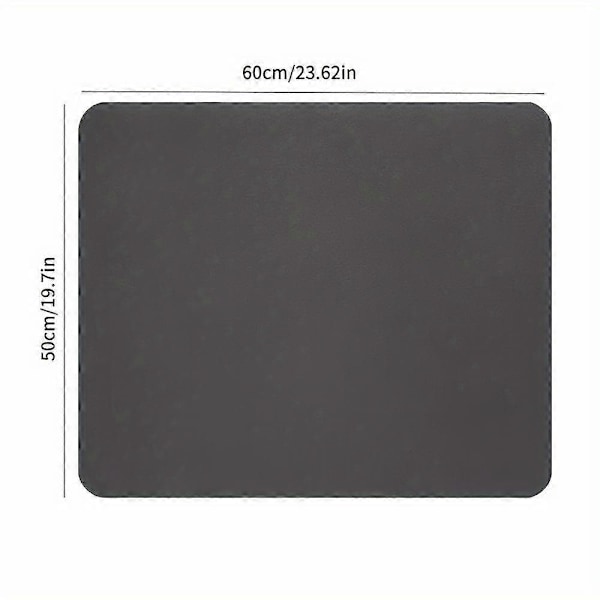Skyddsmatta för tvättmaskin och torktumlare, 19,7' X 23,6' Diatoméjord Tvättmaskin Torktumlarskydd För Ovansidan (FMY) black 50*60cm