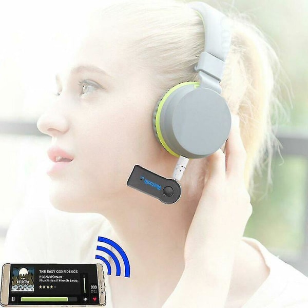 3,5 mm USB trådlös Bluetooth mottagare för Aux Mic Stereo Audio Music Car Adapter (FMY)
