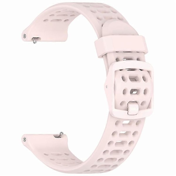 Kompatibel med Coros Pace 2 / Apex 2 / Apex 42mm Silikone Urrem Ensfarvet 20mm Urrem (FMY) LightPink