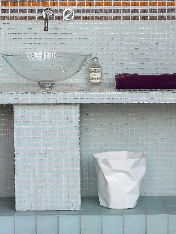 16423 Am Am Mini Søppelbøtte, Hvit-yu (FMY)