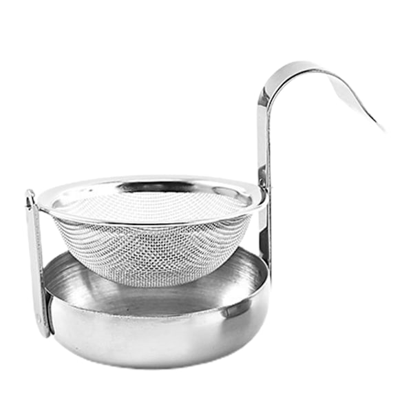 Teinfuser roterbar bekväm 304 rostfritt stål anti-rost nät tesil för hem  (FMY) Silver