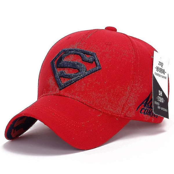 Vinter Superman Herr Basebollkeps Snapback Sport Trucker Justerbar Hatt  (FMY) Red And Blue