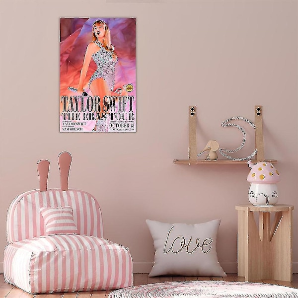 Taylor Swift Poster The Eras Tour Väggkonst 13 oktober Världsturné Filmplakat Väggdekorationer Oinramade Fanpresenter (FMY) 40*60cm