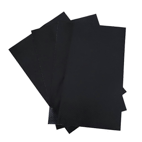 3 st PVC Reparationslappar Kit Set för Uppblåsbar Flotte Båt Kanot Kajak (FMY) Black
