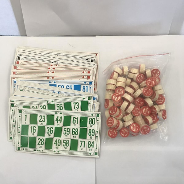 Russisk Lotto Sjakkbrett Spill Morsomt Lotto Brettspill for Fester Reise Familie (FMY) multi 16.5cmx8.5cm