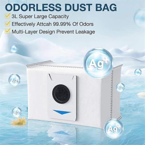 Til ECOVACS T20 Omni/Max/Pro/T20 Max Støvsuger Tilbehørssæt (FMY) 54 Plastic