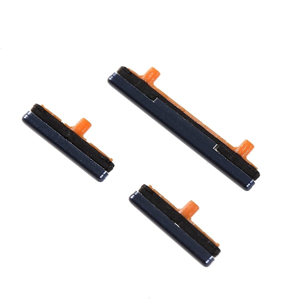 3 stk/pakke OEM sideknapper sett for Samsung Galaxy S9 G960/S9+ G965  (FMY) Blue Samsung Galaxy S9