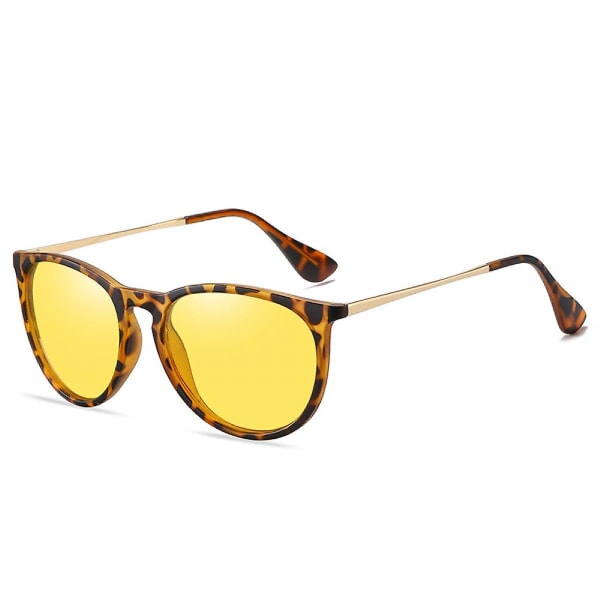 Funky firkantede solbriller med polarisert UV-beskyttelse for kvinner Menn Trendy Wayfarer-briller (FMY)