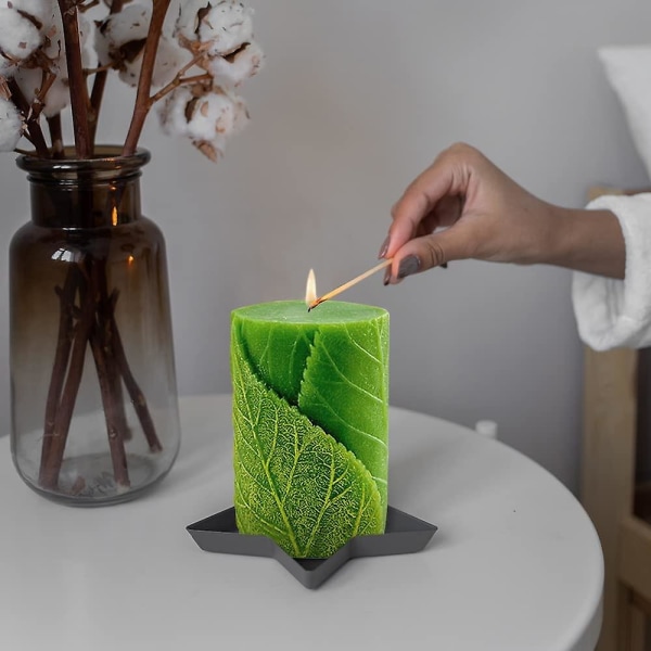 3D Lysstøbeform, Lysfremstilling Støbeforme, Lysforme, DIY Lysfremstilling Form, Lysstøbeform Silikonform Til Fremstilling Af Lys, Aroma