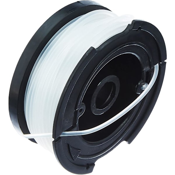 Til BLACK+DECKER Spole og Line Strimmer Nylon Tråd 1,65 mm Diameter Transparent og Modstandsdygtig AF-100-3ZP LLWL  (FMY)