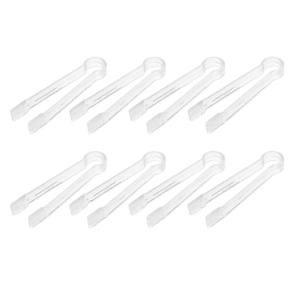 8 stk. Plastikklyper for servering av mat på fest (FMY) transparent