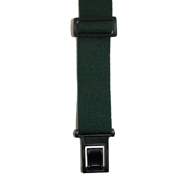 Höga Elastiska 3,8 cm Breda Hängslen med Krokfäste (Herr) (FMY) Hunter Green one size