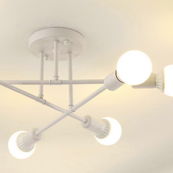 Loftlampe Moderne Smedejerns Lysekrone Loftslampe til (FMY)