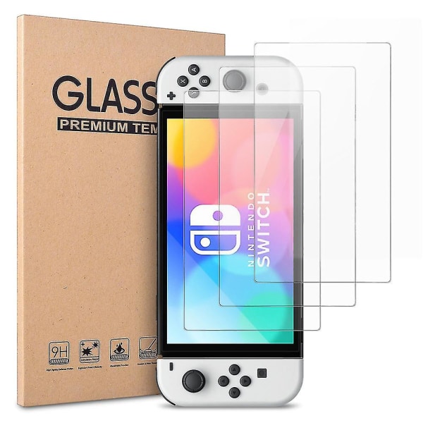 3 stk. Skærmbeskytter Cover til Nintendo Switch Lite Hærdet Glas HD Anti-ridse Beskyttende Cover (FMY)