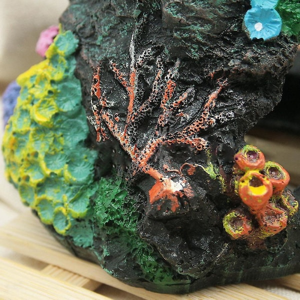 Fish Tank Resin Coral Landscape Rockery View Aquarium Home Decoration Ornaments (FMY)