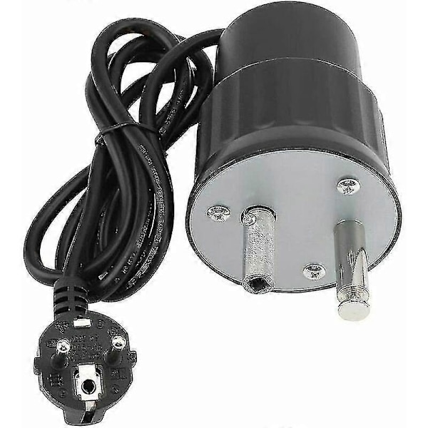 Grillspettmotor för Barbecue Elektrisk Motor Camping i Aluminium Rotisseri Kit Barbecue Nominell Last 0-24kg (EU-kontakt) (FMY)