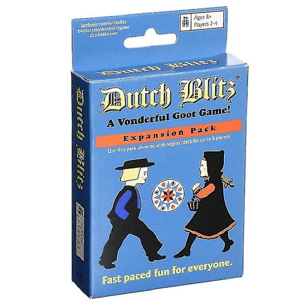 Hollantilainen Blitz-korttipeli Basic Dutch Blitz Party Board Game Card Green Box  (FMY) Blue Box