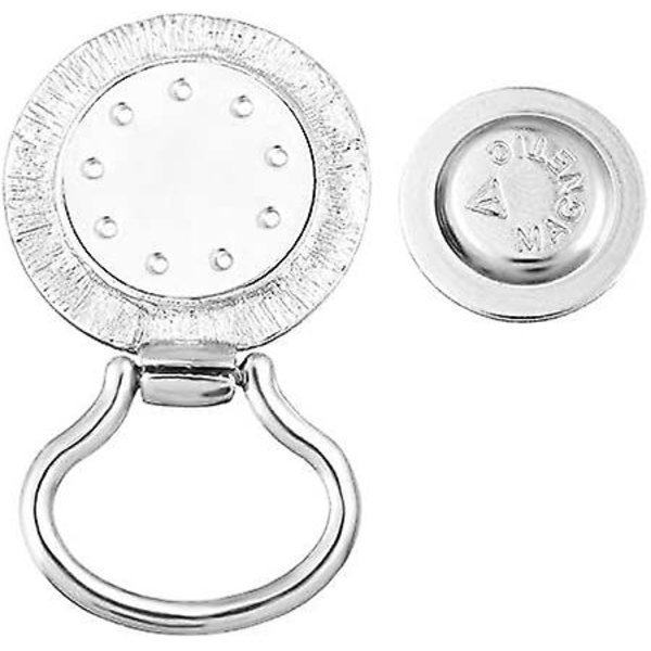 4 st (nål + 3 knappar) Magnetisk glasögonhållare Brosch Kvinnor, Läsglasögon, Solglasögon och Säkerhetsstöd  (FMY)