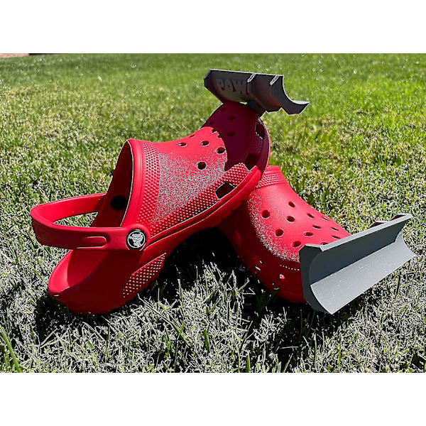 1 Pari Lumikolaa Crocs-lisävarusteena Lumikola Crocs-riipus (FMY) Grey