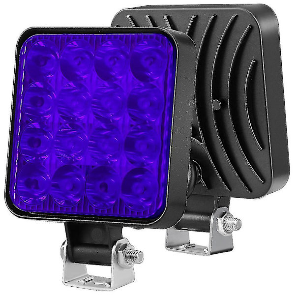 Støvtett arbeidslys Spotlight Truck Off Road Traktor Vanntett 1200lm 12v 24v 1stk 48w 16led Høy Intensitet Zy  (FMY) Blue China