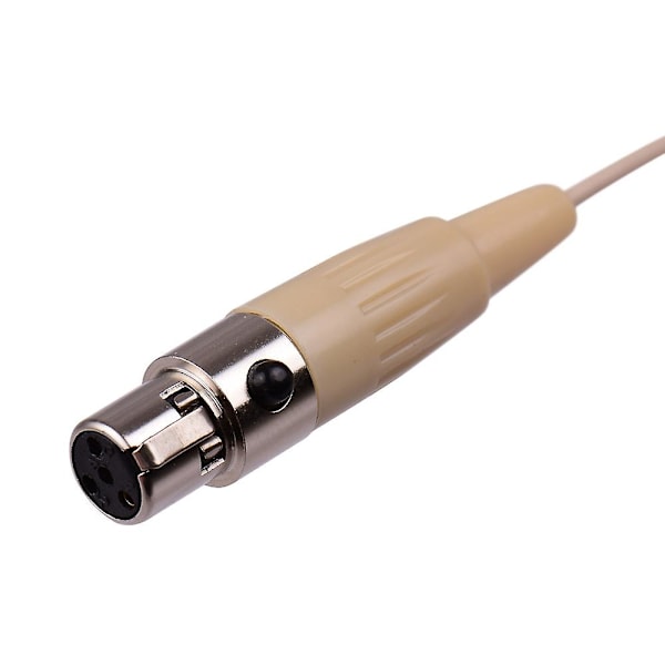 Lättviktigt huvudburet headsetmikrofon kondensatormikrofon 3,5 mm kontakt kompatibel med Sennheiser trådlöst 4 pin XLR