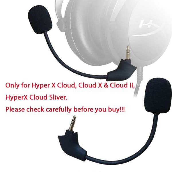 Mikrofonstang Tilbehør 15cm til HyperX Cloud 2 II