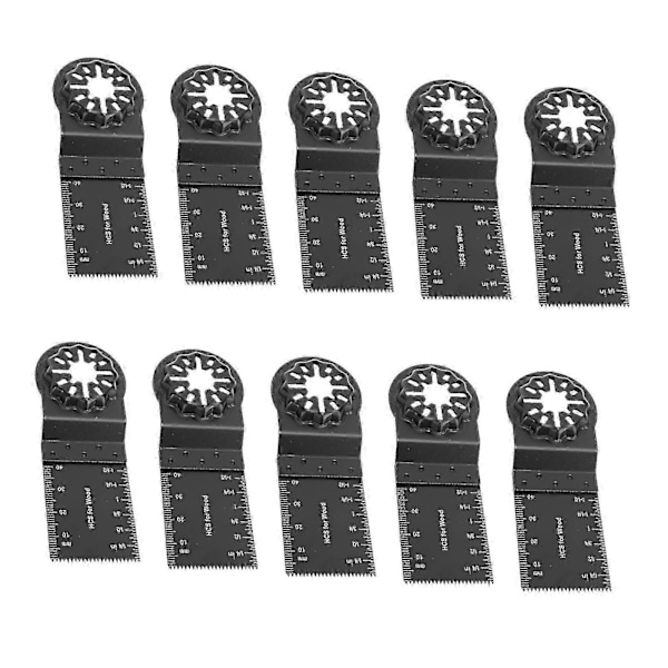 Oskilloivan sahanterä 10 kpl Monitoimityökalun terä Starlock-liitännällä 34 mm 40 mm Leikkuusyvyys
