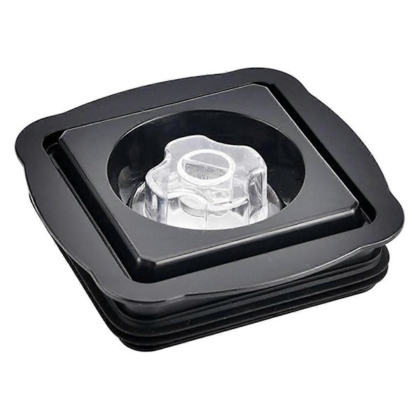 Firkantet Blenderkop Låg Nem Betjening Blenderkop Låg Let at Rengøre Blenderkop Dæksel Plastmateriale til Juicer (FMY) Black
