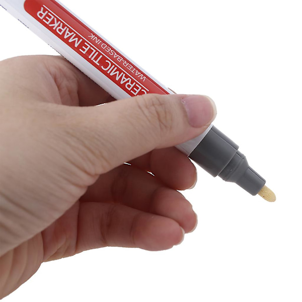 Flisefugepen Flisemalingspen Fugepen til Badeværelser Køkkener Hjem (FMY) Light gray