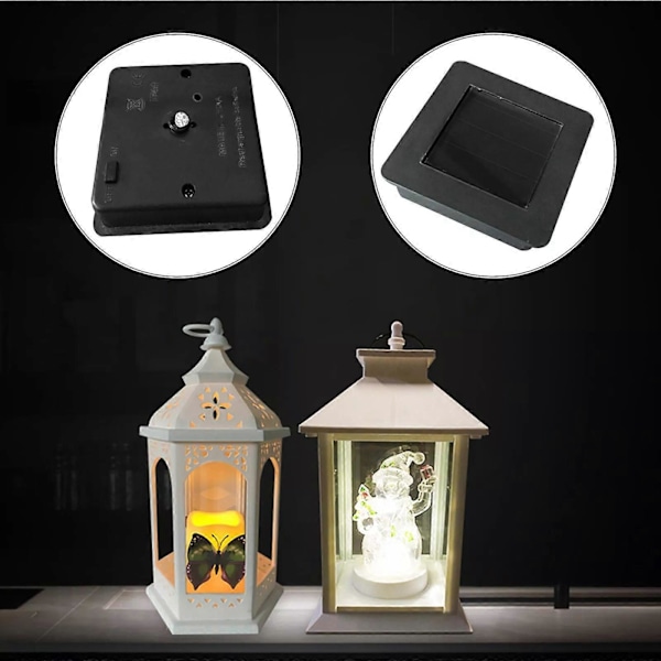 2 STK./4 STK. Solcellelampe Udskiftning Top Firkantet Solpanel Top Udskiftning (FMY) B 4PCS